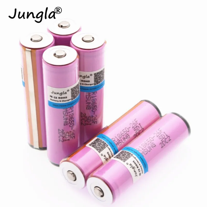2019 protected 18650 battery original For Samsung 18650 2600mah battery ICR18650 26F M Li lon rechargeable with PCB
2019 protected 18650 battery original For Samsung 18650 2600mah battery ICR18650 26F M Li lon rechargeable with PCB