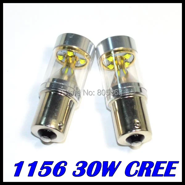 2pcs Bright CREE 30W 1156/Ba15s/P21W Power LED Backup Reverse Tail Light Bulb Lamp White DRL Headlight parking car light source
2pcs Bright CREE 30W 1156/Ba15s/P21W Power LED Backup Reverse Tail Light Bulb Lamp White DRL Headlight parking car light source