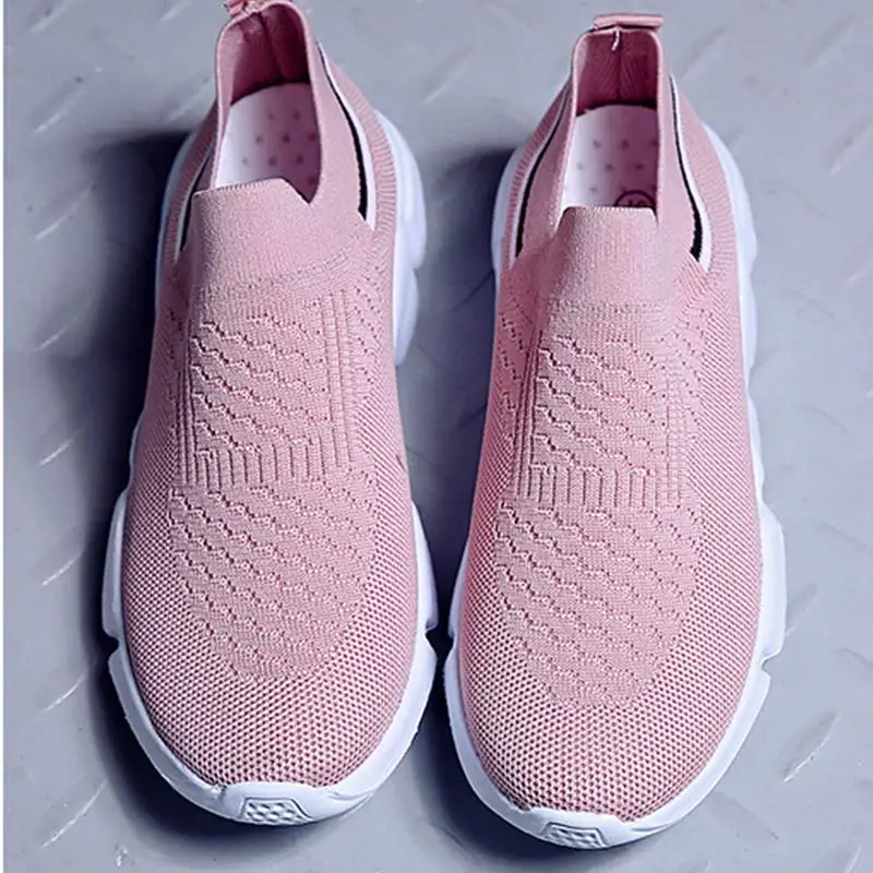 Summer Women Sneakers Vulcanized Shoes ladies Flat Shoes Knitted Trainers Outdoors Footwear Black Sneakers Tennis Zapatos Mujer
Summer Women Sneakers Vulcanized Shoes ladies Flat Shoes Knitted Trainers Outdoors Footwear Black Sneakers Tennis Zapatos Mujer