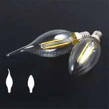 C35L C35 lâmpada Retro Edison lâmpada do vintage lâmpada Incandescente E14 220 v luzes de Casamento 40 w filamento sprial Para Pingente lâmpada(China)