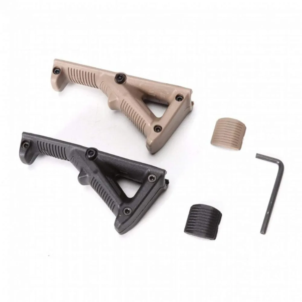 

Hot Sale Hand Grip Outdoor Sport AFG Angled Fore grip With Picatinny Guide Rail for Airsoft AEG GBB Nerf Paintball Accessories