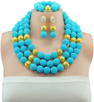 New Colored Beads for Women Balls African Jewelry Set Nigerian Wedding Bridal Jewelry Choker Necklace Set Free Shipping10061
New Colored Beads for Women Balls African Jewelry Set Nigerian Wedding Bridal Jewelry Choker Necklace Set Free Shipping10061