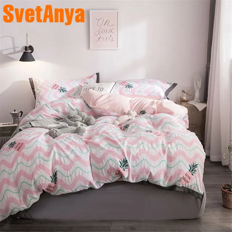 Svetanya Modern Bedding set home sheet pillowcase Duvet Cover Bedlinen sets Microfiber
Svetanya Modern Bedding set home sheet pillowcase Duvet Cover Bedlinen sets Microfiber
