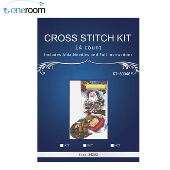 Christmas sock Dime08497 Counted Cross Stitch 14CT Handmade Cross Stitch Set Cross-stitch Kit Embroidery Needlework
Christmas sock Dime08497 Counted Cross Stitch 14CT Handmade Cross Stitch Set Cross-stitch Kit Embroidery Needlework