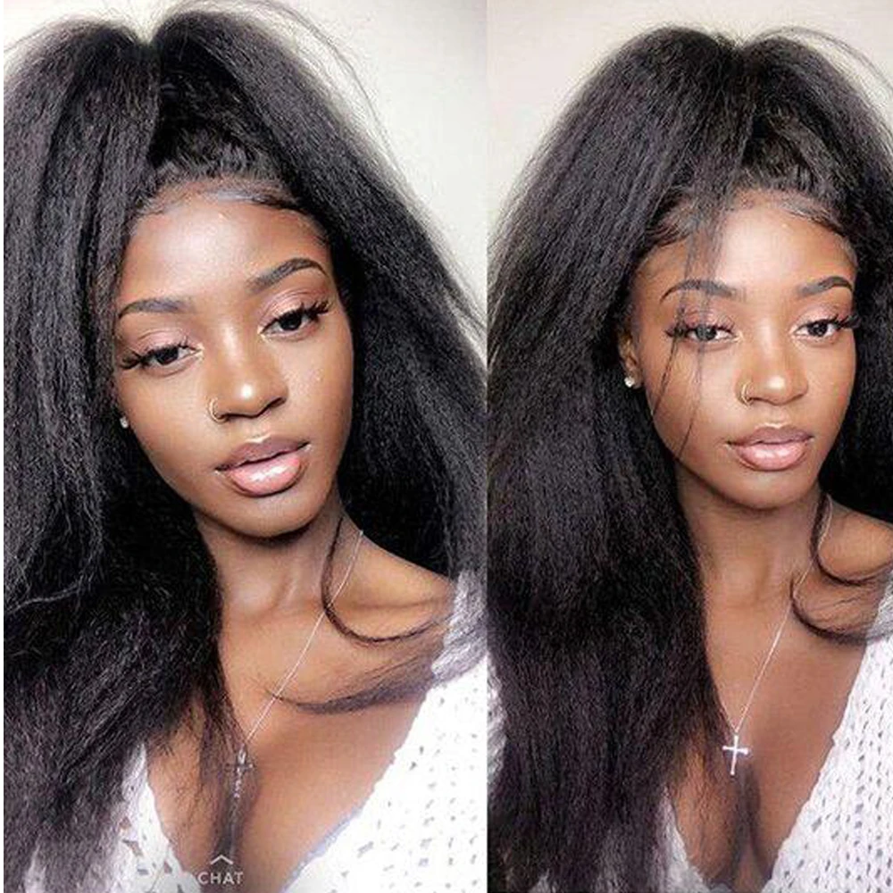 Sapphire 4*4 Deep Part Lace Wigs Brazilian Human Hair Wigs Pre Plucked Yaki Straight Kinky Straight Lace Wigs For Black Women
Sapphire 4*4 Deep Part Lace Wigs Brazilian Human Hair Wigs Pre Plucked Yaki Straight Kinky Straight Lace Wigs For Black Women
