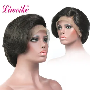 Liweike Full Lace Straight Short Bob Wigs Remy 100% Human Hair Brazilian 1b Color Glueless Wig Pre Plucked Bleached Knots 8 Inch
Liweike Full Lace Straight Short Bob Wigs Remy 100% Human Hair Brazilian 1b Color Glueless Wig Pre Plucked Bleached Knots 8 Inch