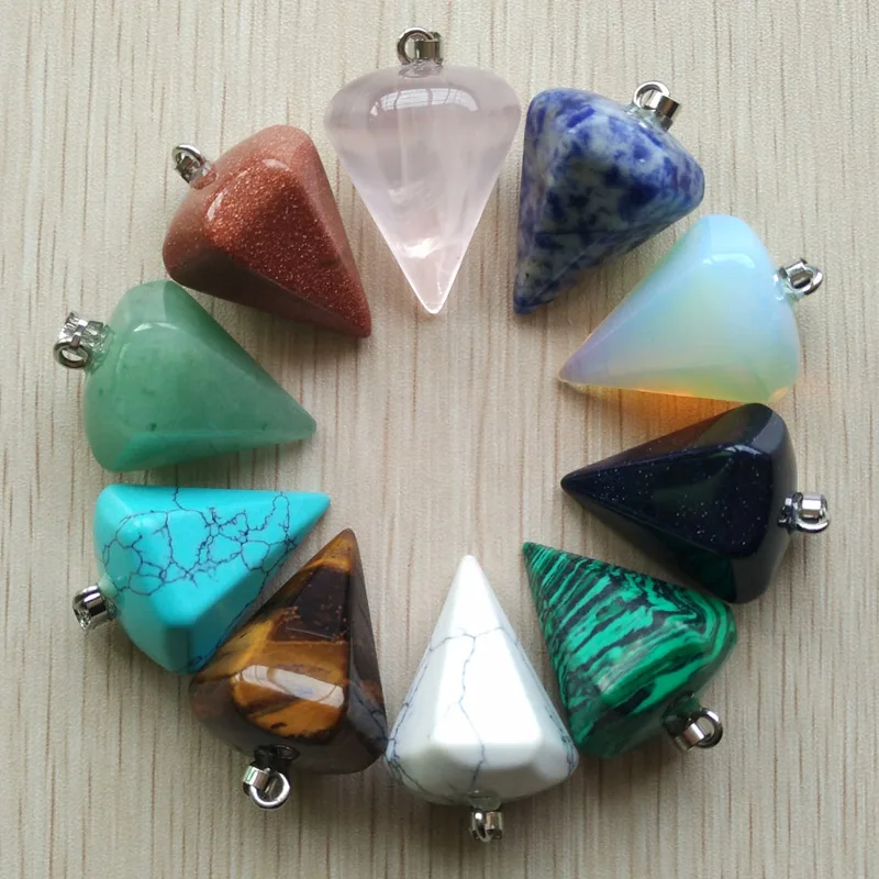 Wholesale 10pcs/lot Fashion Assorted Natural Stone Pyramis Shape charms Pendants 25x30mm for jewelry making free shipping
Wholesale 10pcs/lot Fashion Assorted Natural Stone Pyramis Shape charms Pendants 25x30mm for jewelry making free shipping