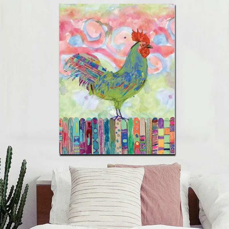 Print Abstract Building Rooster Chick Watercolor Oil Painting on Canvas Art Animal Modern Wall Picture For Living Room Cuadros
Print Abstract Building Rooster Chick Watercolor Oil Painting on Canvas Art Animal Modern Wall Picture For Living Room Cuadros