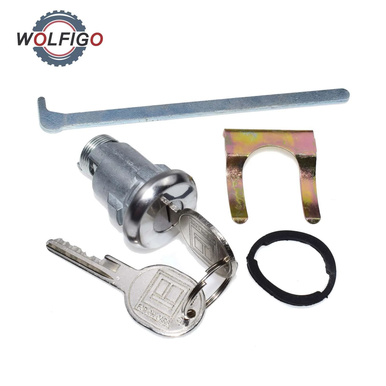WOLFIGO Trunk Boot Key Lock Cylinder with keys Set for Chevrolet Impala Corvette Pontiac Catalina 605533 TL1575 701129 700182
WOLFIGO Trunk Boot Key Lock Cylinder with keys Set for Chevrolet Impala Corvette Pontiac Catalina 605533 TL1575 701129 700182