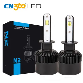CN360 2PCS H1 LED CSP Chip Auto Car Headlight Bulb 12V 8000LM S2 N2 Headlamp Bulb 6000K White Super Bright Light Cooling Fan 36W
CN360 2PCS H1 LED CSP Chip Auto Car Headlight Bulb 12V 8000LM S2 N2 Headlamp Bulb 6000K White Super Bright Light Cooling Fan 36W