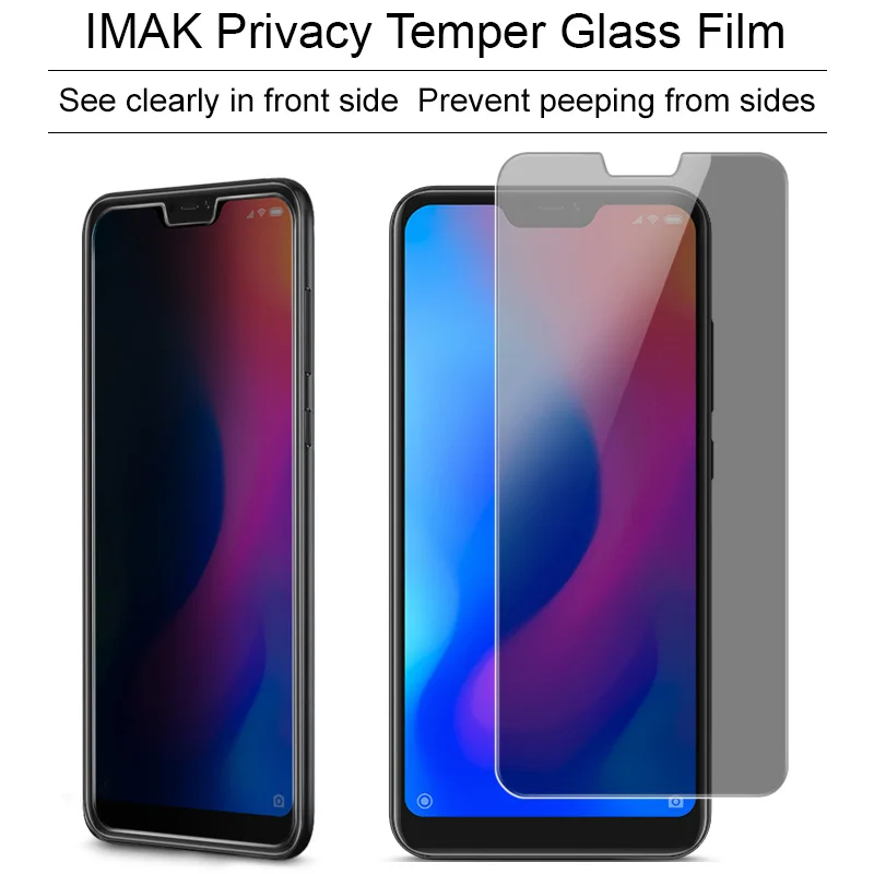 Xiaomi Mi A2 Lite Mi 8 Privacy 9H Tempered Glass Imak Anti-Glare Peeping Proof For Redmi Note 7 Pro Poco F1 Anti-explosion Film
Xiaomi Mi A2 Lite Mi 8 Privacy 9H Tempered Glass Imak Anti-Glare Peeping Proof For Redmi Note 7 Pro Poco F1 Anti-explosion Film