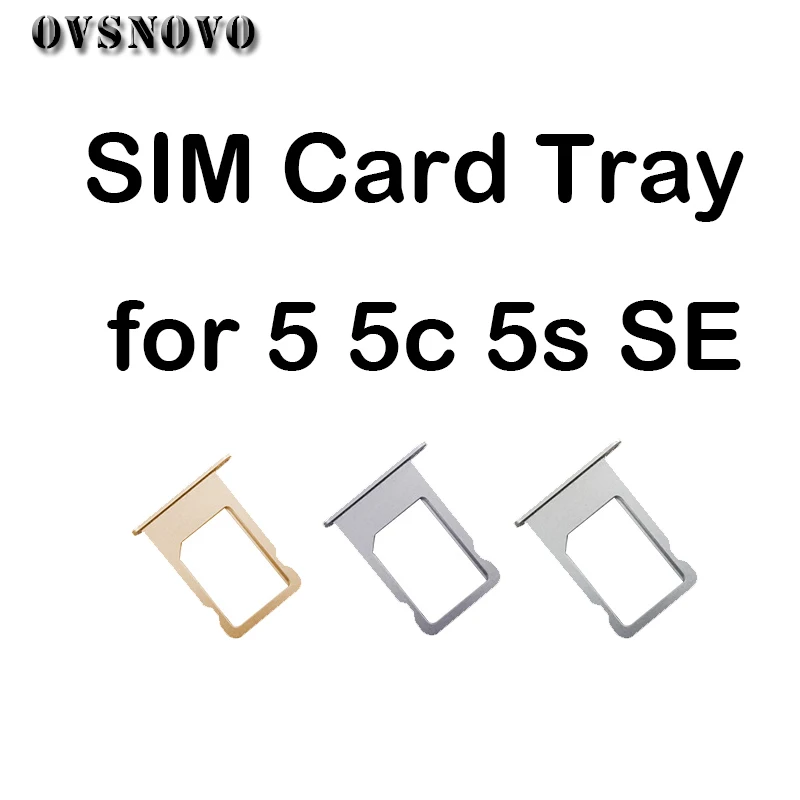 SIM Card Tray for iPhone 5 5c 5s SE Holder Adapter Replacement Assembly Repair Accessories
SIM Card Tray for iPhone 5 5c 5s SE Holder Adapter Replacement Assembly Repair Accessories
