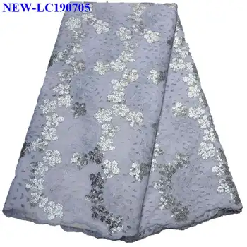 Latest African Velvet lace fabric 5 yards 2019 High Quality Organza LaceFabric With Sequins Lace Fabric For Woman Dress XH003 
Latest African Velvet lace fabric 5 yards 2019 High Quality Organza LaceFabric With Sequins Lace Fabric For Woman Dress XH003