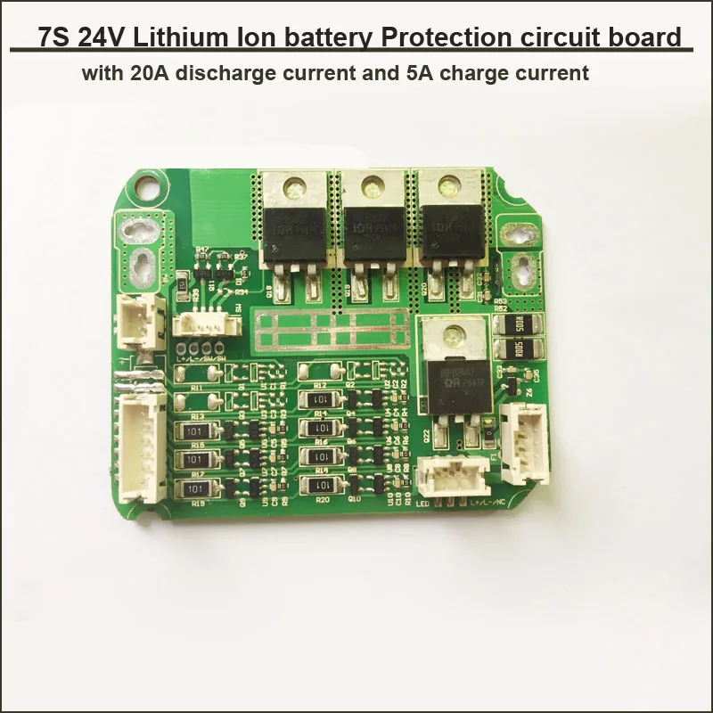 High Quality 24V Lithium Ion battery BMS 29.4V battery PCB 7S Li-Ion Battery with discharge control switch and Power indicator
High Quality 24V Lithium Ion battery BMS 29.4V battery PCB 7S Li-Ion Battery with discharge control switch and Power indicator