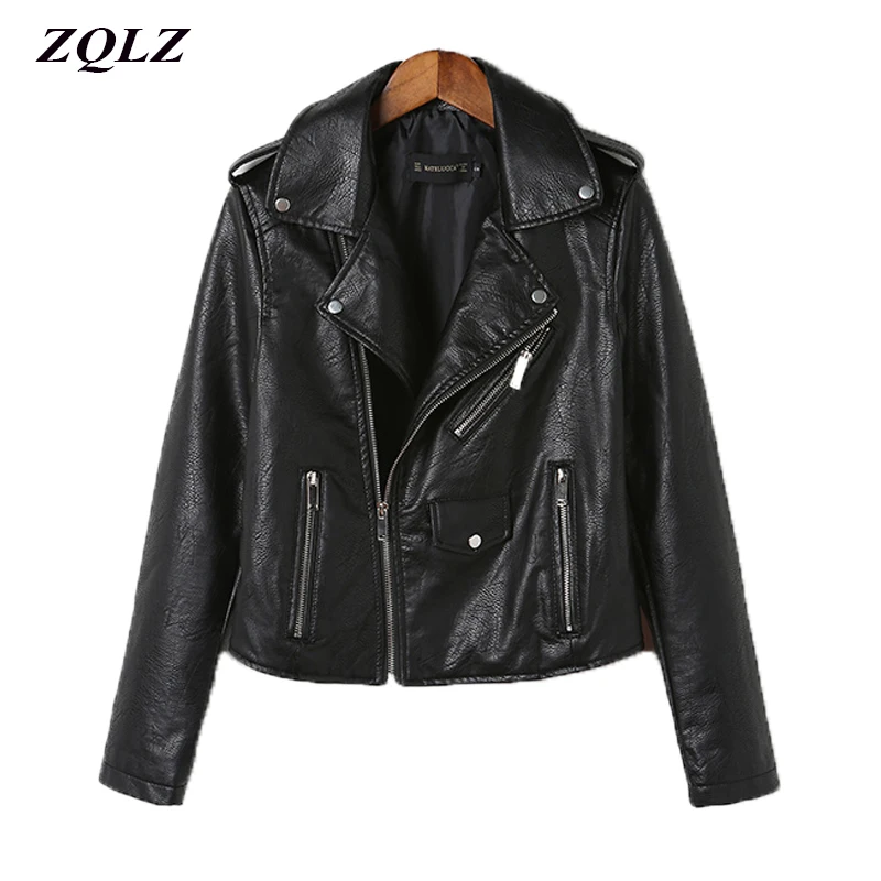 Zqlz 2018 Faxu Pu Leather Jacket Women Plus Size Slim Motorcycle Ladies Leather Jackets Spring Autumn Biker Female Coat
Zqlz 2018 Faxu Pu Leather Jacket Women Plus Size Slim Motorcycle Ladies Leather Jackets Spring Autumn Biker Female Coat