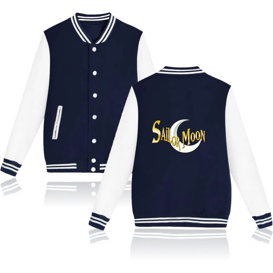 Hot Sale Sailor Moon Baseball Hoodies Women/Men Hip Hop Stresswear Clothes And Sailor Moon Sweatshirt With Buttons XXS TO 4XL
Hot Sale Sailor Moon Baseball Hoodies Women/Men Hip Hop Stresswear Clothes And Sailor Moon Sweatshirt With Buttons XXS TO 4XL
