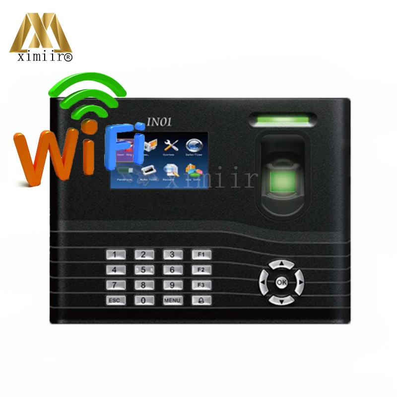 New IN01 WIFI function fingerprint time attendance time recorder TCP/IP USB 3000 user fingerprint attendance
New IN01 WIFI function fingerprint time attendance time recorder TCP/IP USB 3000 user fingerprint attendance