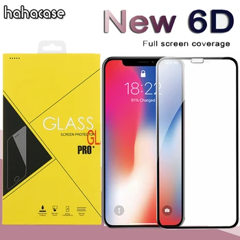 50pcs 6D Full Cover Tempered Glass For iPhone 11 Pro Max XS XR X 8 7 6 6S Plus Screen Protector Anti-scratch Film With Package
50pcs 6D Full Cover Tempered Glass For iPhone 11 Pro Max XS XR X 8 7 6 6S Plus Screen Protector Anti-scratch Film With Package
