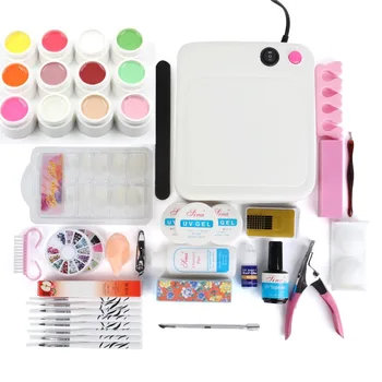 Gel Vanishes Manicure Nail Extension Set Fake Tips Tool kit Polish Kit 36W Dryer Lamp for manicure set
Gel Vanishes Manicure Nail Extension Set Fake Tips Tool kit Polish Kit 36W Dryer Lamp for manicure set