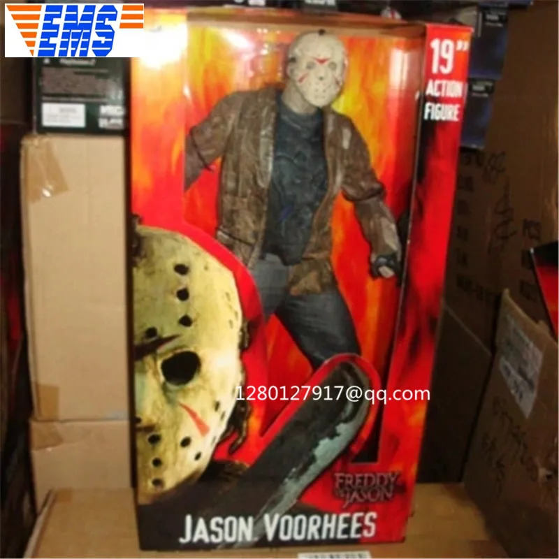 19'' Horror Movie Freddy Vs Jason Over Size Amok Jason Voorhees Friday the 13th PVC Action Figure Collectible Model Toy P1134
19'' Horror Movie Freddy Vs Jason Over Size Amok Jason Voorhees Friday the 13th PVC Action Figure Collectible Model Toy P1134