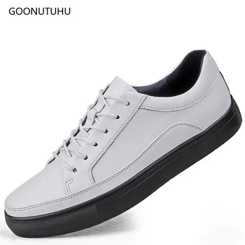 2019 new fashion men's casual shoes platform black & white shoe man young students leather genuine shoes for men big size 36-47
2019 new fashion men's casual shoes platform black & white shoe man young students leather genuine shoes for men big size 36-47