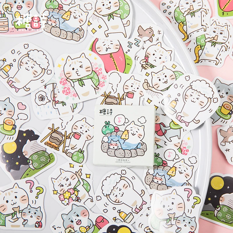 Cat travel Decorative Stickers Adhesive Stickers DIY Decoration Diary Japanese Stationery Stickers Children Gift
Cat travel Decorative Stickers Adhesive Stickers DIY Decoration Diary Japanese Stationery Stickers Children Gift