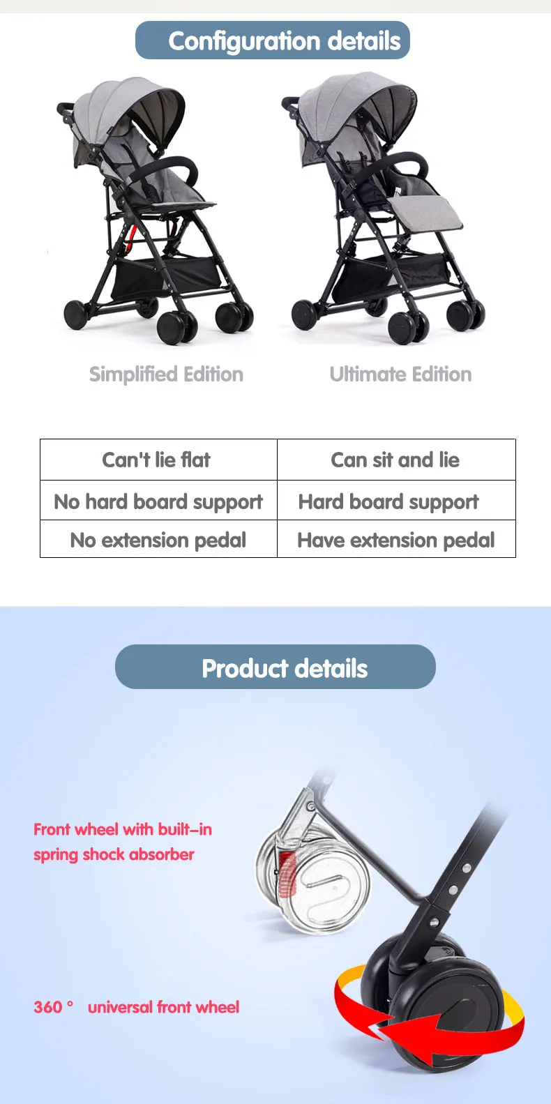 5 free gifts! directly boarded plane 3.6 kg fold mini light stroller travel cotton and lie material 52cm high landscape stroller 5 free gifts! directly boarded plane 3.6 kg fold mini light stroller travel cotton and lie material 52cm high landscape stroller