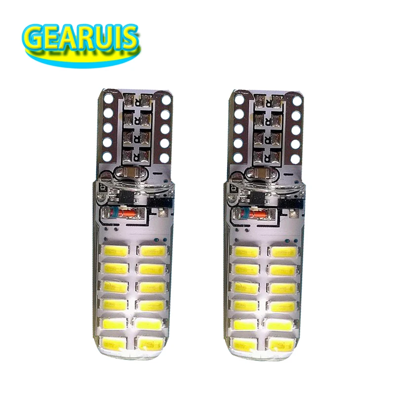10pcs T10 Strobe Flash Shine 24 smd 3014 LED Silicone 194 168 W5W 24SMD Car Auto License Plate Wedge Light Bulb Lamp White 12V
10pcs T10 Strobe Flash Shine 24 smd 3014 LED Silicone 194 168 W5W 24SMD Car Auto License Plate Wedge Light Bulb Lamp White 12V