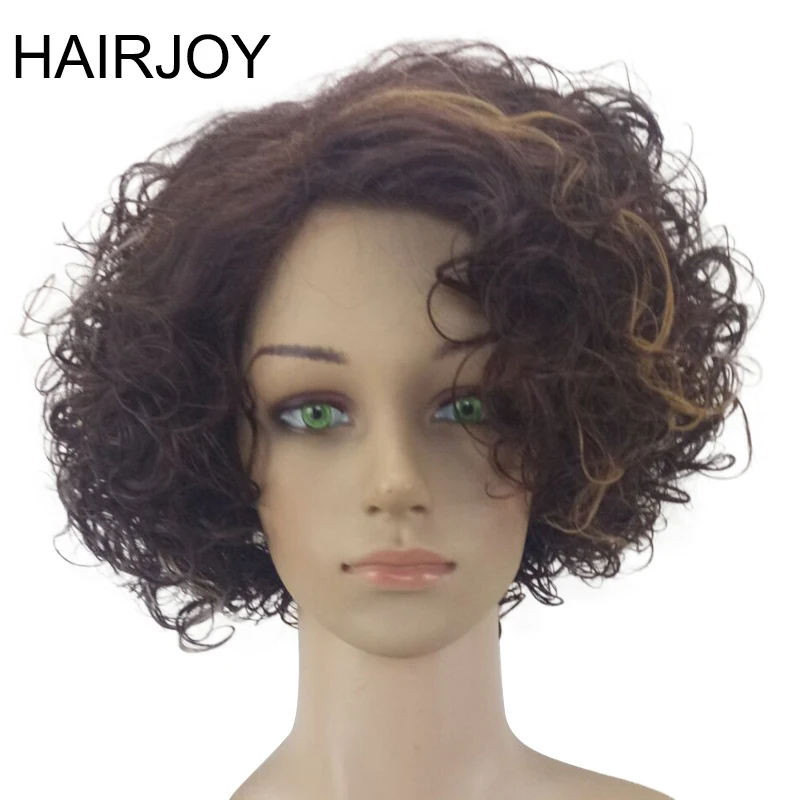 HAIRJOY 2 Hairstyles Available Woman's Brown Medium Length Curly Wig High Temperature Fiber Synthetic Hair Wigs Free Shipping
HAIRJOY 2 Hairstyles Available Woman's Brown Medium Length Curly Wig High Temperature Fiber Synthetic Hair Wigs Free Shipping