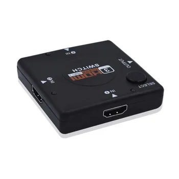 3 Port HDMI Switch Three in One out Splitter Converter HD 1080p 3D Video HDMI Switch Adapter for TV XBOX PS4 HDTV Connections
3 Port HDMI Switch Three in One out Splitter Converter HD 1080p 3D Video HDMI Switch Adapter for TV XBOX PS4 HDTV Connections