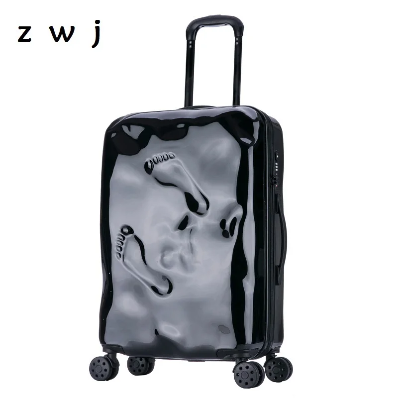 20 24 inch Italian Originality Crash Travel Bag Women Trolley Boarding Box Suitcases Rolling Luggage
20 24 inch Italian Originality Crash Travel Bag Women Trolley Boarding Box Suitcases Rolling Luggage