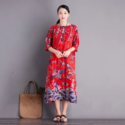 Vintage Hand-button Buckle A-shaped Dress
Vintage Hand-button Buckle A-shaped Dress