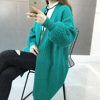 OHRYIYIE Autumn Winter Women Long Cardigan Sweater 2019 New Fashion Long Sleeve Knitted Cardigans Female Tricot Loose Sweaters
OHRYIYIE Autumn Winter Women Long Cardigan Sweater 2019 New Fashion Long Sleeve Knitted Cardigans Female Tricot Loose Sweaters
