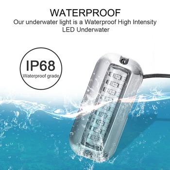 Boat Lamp 12V 27LED Lure Bait Night Fishing Finder Lamp Light Shads Fishing LED Boat Fishing Deep Drop Underwater IP68 50W Light
Boat Lamp 12V 27LED Lure Bait Night Fishing Finder Lamp Light Shads Fishing LED Boat Fishing Deep Drop Underwater IP68 50W Light