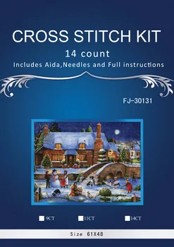 christmas snowing Counted Cross Stitch 14CT DMC Cross Stitch Set DIY Cross-stitch Kits Embroidery Needlework Similar dim
christmas snowing Counted Cross Stitch 14CT DMC Cross Stitch Set DIY Cross-stitch Kits Embroidery Needlework Similar dim