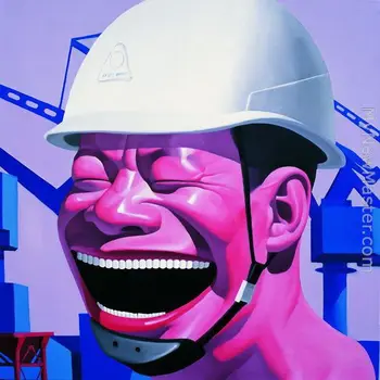 Cheap! Famous artist Yue Minjun hand made oil painting on canvas big mouth Art Unique Gift Idea of Extremely Rare Art.
Cheap! Famous artist Yue Minjun hand made oil painting on canvas big mouth Art Unique Gift Idea of Extremely Rare Art.
