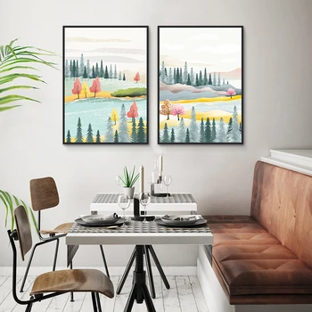 Nordic Canvas Painting Modern Prints Landscape Art Posters Prints contracted Art Wall Pictures Living Room Unframed Poster
Nordic Canvas Painting Modern Prints Landscape Art Posters Prints contracted Art Wall Pictures Living Room Unframed Poster