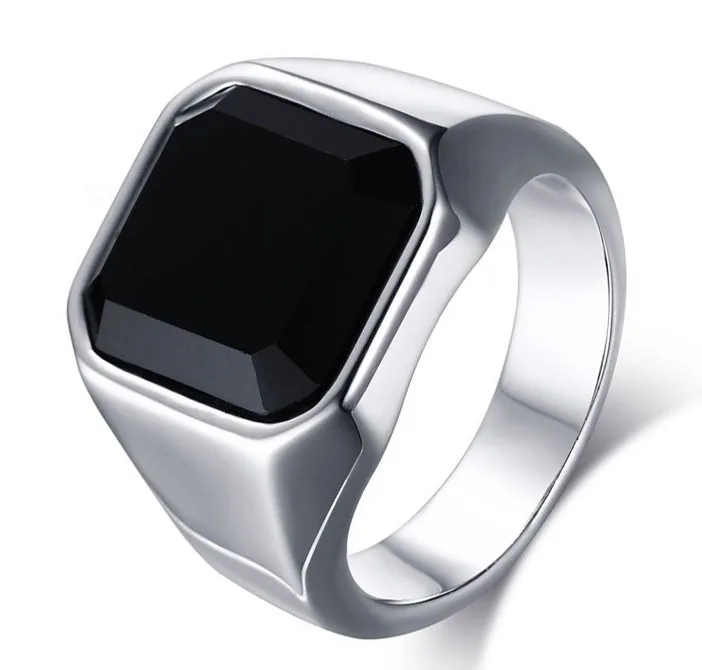 Men Square Black Stone Smooth Men's Rock Punk Alloy Rings Cool Fashion Individuality Ring for Men Party Jewelry
Men Square Black Stone Smooth Men's Rock Punk Alloy Rings Cool Fashion Individuality Ring for Men Party Jewelry
