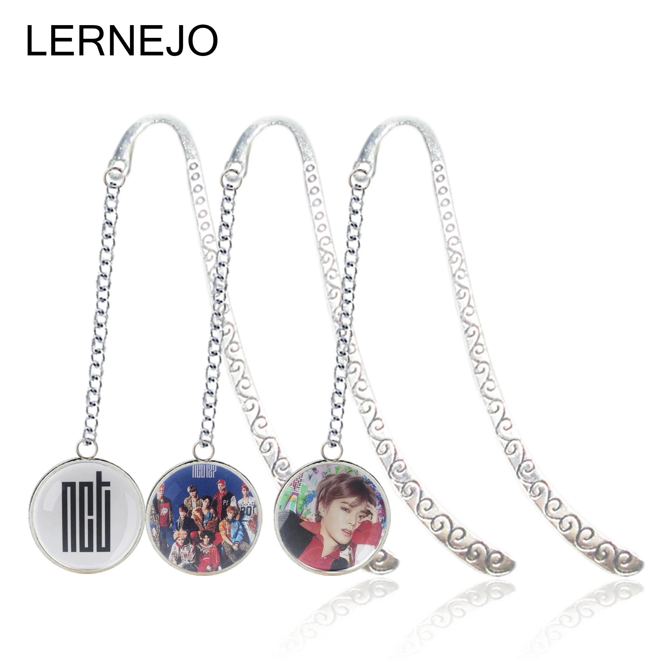 LERNEJO Korean KPOP NCT NCT127 Bookmark Metal Pin with Pendant For Notebook Book Mark Marque Page Mate K Pop Album Fans Gifts
LERNEJO Korean KPOP NCT NCT127 Bookmark Metal Pin with Pendant For Notebook Book Mark Marque Page Mate K Pop Album Fans Gifts