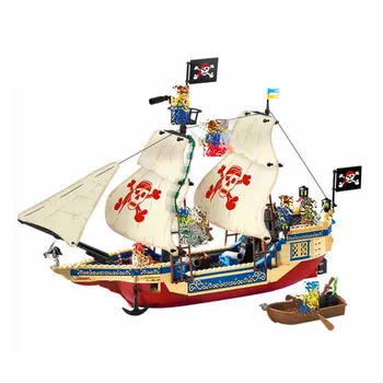 Models building 3D toys Enlighten 487Pcs Pirates Series Ship Building Blocks Compatible With Toys toys & hobbies for children
Models building 3D toys Enlighten 487Pcs Pirates Series Ship Building Blocks Compatible With Toys toys & hobbies for children