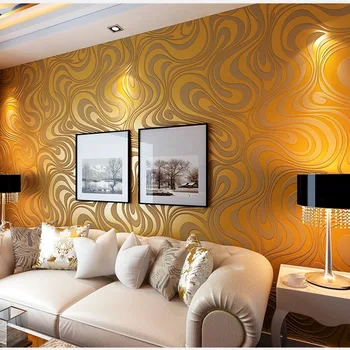 Simple 3D, gold, non-woven wallpaper, personality abstract stripes wallpaper KTV bar bedroom living room background wall
Simple 3D, gold, non-woven wallpaper, personality abstract stripes wallpaper KTV bar bedroom living room background wall