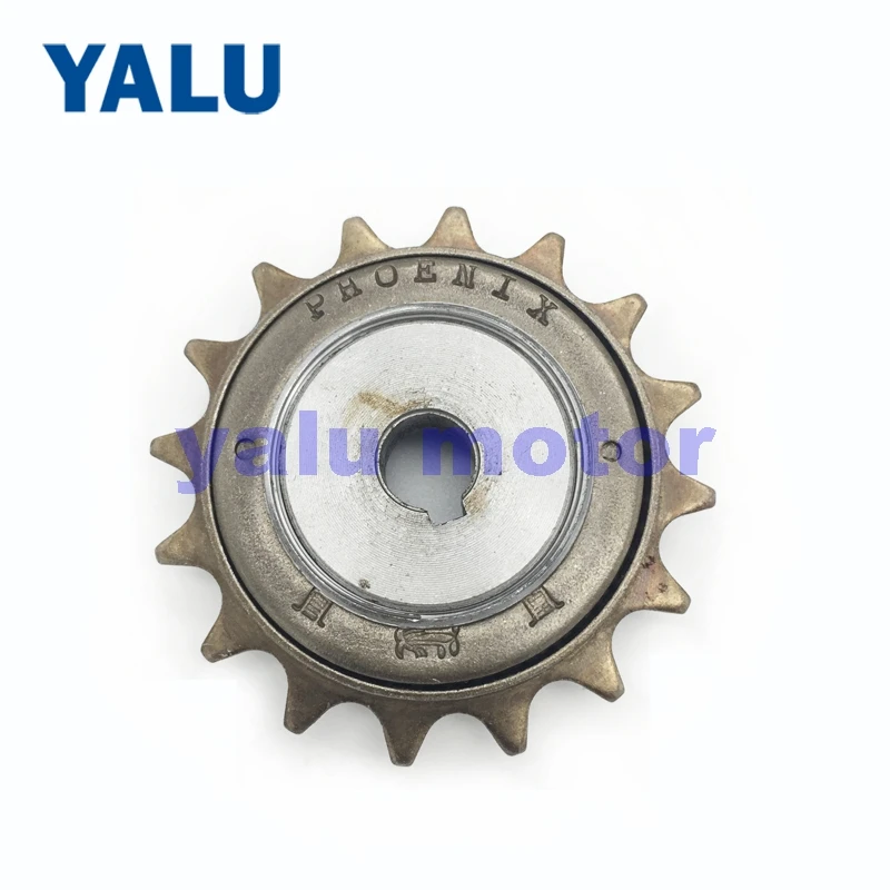 16T Left Drive Freewheel with Freewheel base for 1/2"x"1/8" Chain and #410 Chain of Unit Motor Geared Motor MY1018 and MY1016Z
16T Left Drive Freewheel with Freewheel base for 1/2"x"1/8" Chain and #410 Chain of Unit Motor Geared Motor MY1018 and MY1016Z
