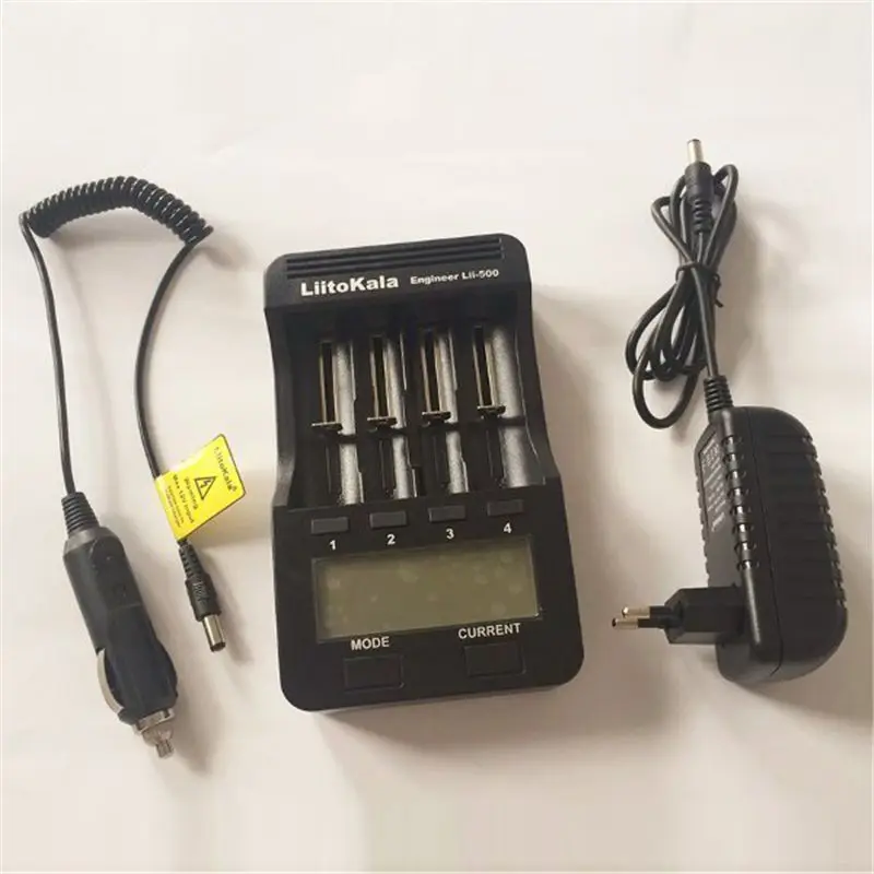 LiitoKala Lii-500 2.0A 12V LCD Screen Display Smartest Lithium NiMH Battery Charger 18650 26650 14500 AA AAA battery Adapter
LiitoKala Lii-500 2.0A 12V LCD Screen Display Smartest Lithium NiMH Battery Charger 18650 26650 14500 AA AAA battery Adapter