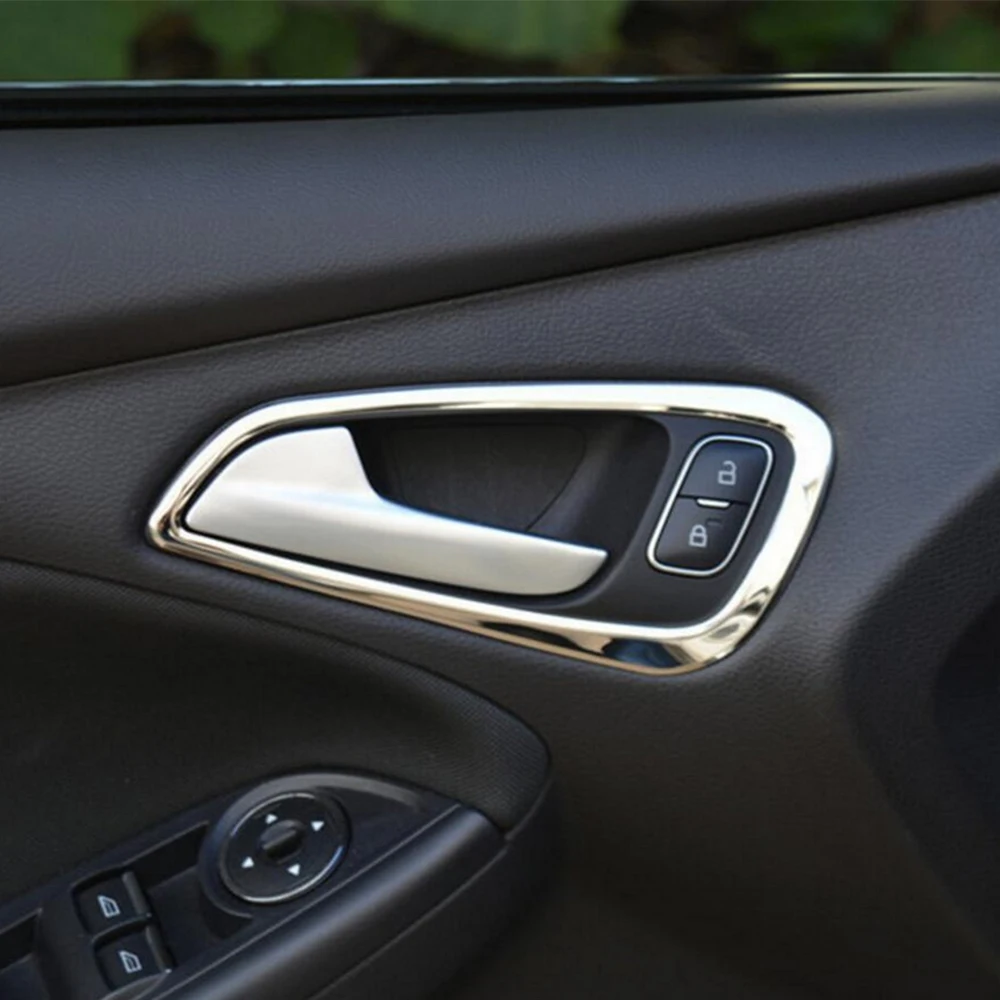 Car styling Interior ABS Chrome Inner Door Handle Protector Cover Trim Decoration for Ford focus 2013 2014 2015 2016 2017 +
Car styling Interior ABS Chrome Inner Door Handle Protector Cover Trim Decoration for Ford focus 2013 2014 2015 2016 2017 +