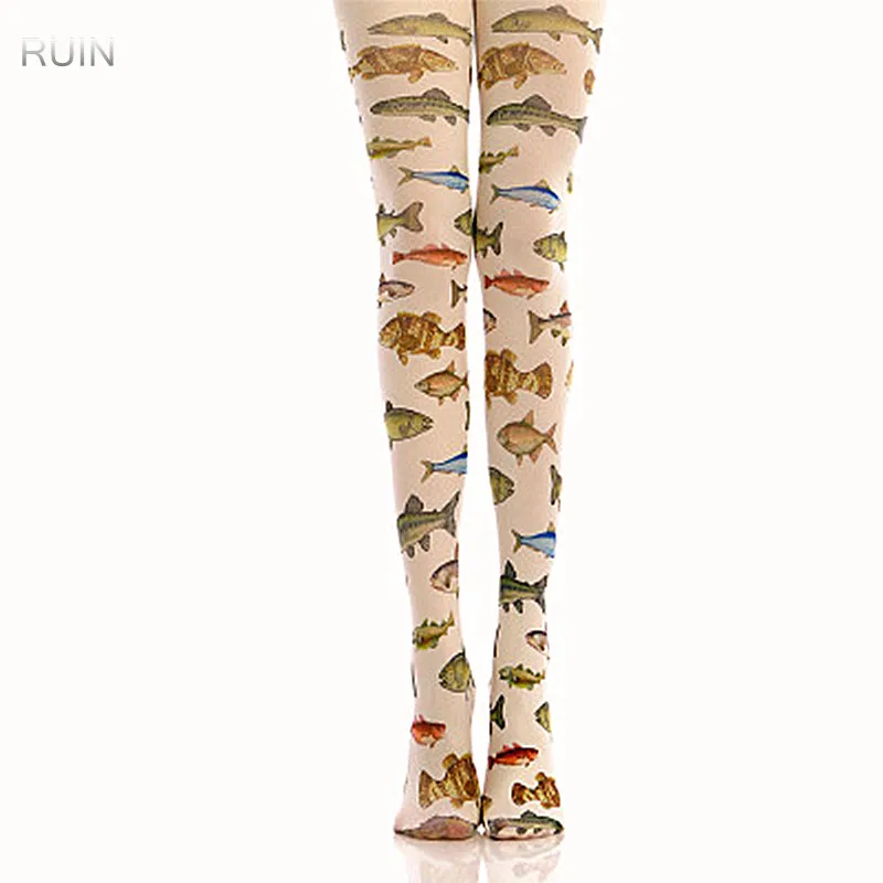 RUIN 2017 WINTER 14 WOMEN'S TIGHTS Classic geometric pattern pantyhose GIRL TIGHTS