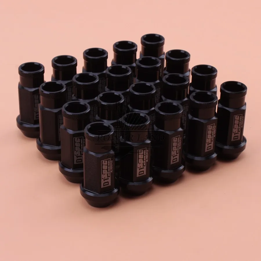 Free Shipping Universal Fit Hight Quality Car Styling 20pcs D1 Spec JDM Racing Wheel Lug Nuts M12X1.5 for Ford Toyota Black
Free Shipping Universal Fit Hight Quality Car Styling 20pcs D1 Spec JDM Racing Wheel Lug Nuts M12X1.5 for Ford Toyota Black