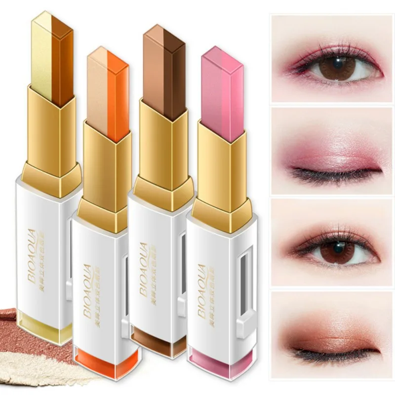 Double Pencil Earth Color Eye Shadow Glitter WaterProof Long Lasting Eyeshadow Make Up Professional Cosmetic Tools New
Double Pencil Earth Color Eye Shadow Glitter WaterProof Long Lasting Eyeshadow Make Up Professional Cosmetic Tools New