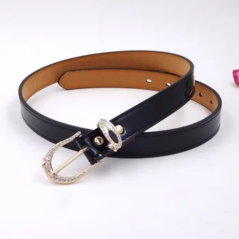 Luxury Brand Fashion Women Girls Version of The Simple and Stylish Patent Leather Rhinestone Decorated Slim Thin Leather Belt
Luxury Brand Fashion Women Girls Version of The Simple and Stylish Patent Leather Rhinestone Decorated Slim Thin Leather Belt