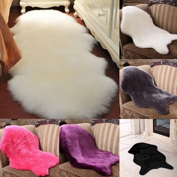 1pc Soft Artificial Sheepskin Rug Carpet Chair Cover Artificial Wool Warm Hairy Carpets For Living Room Skin Fur Area Rugs
1pc Soft Artificial Sheepskin Rug Carpet Chair Cover Artificial Wool Warm Hairy Carpets For Living Room Skin Fur Area Rugs