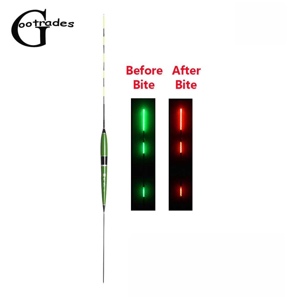 Smart Fishing Float Bite Alarm Fish Bite Bait LED Light Color Change Automatic Night Electronic Changing Buoy Strike Intelligent
Smart Fishing Float Bite Alarm Fish Bite Bait LED Light Color Change Automatic Night Electronic Changing Buoy Strike Intelligent